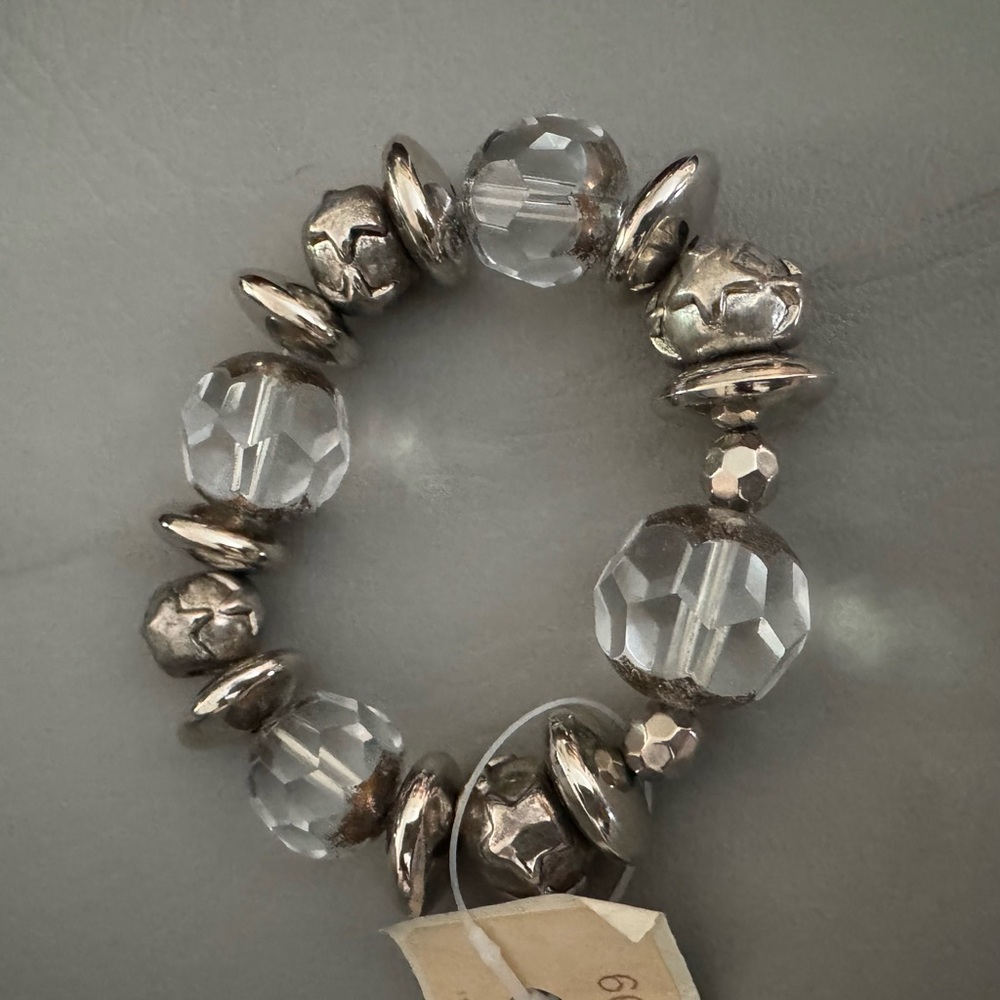 Crystal Beaded stretch bracelet - Picture 2 of 4